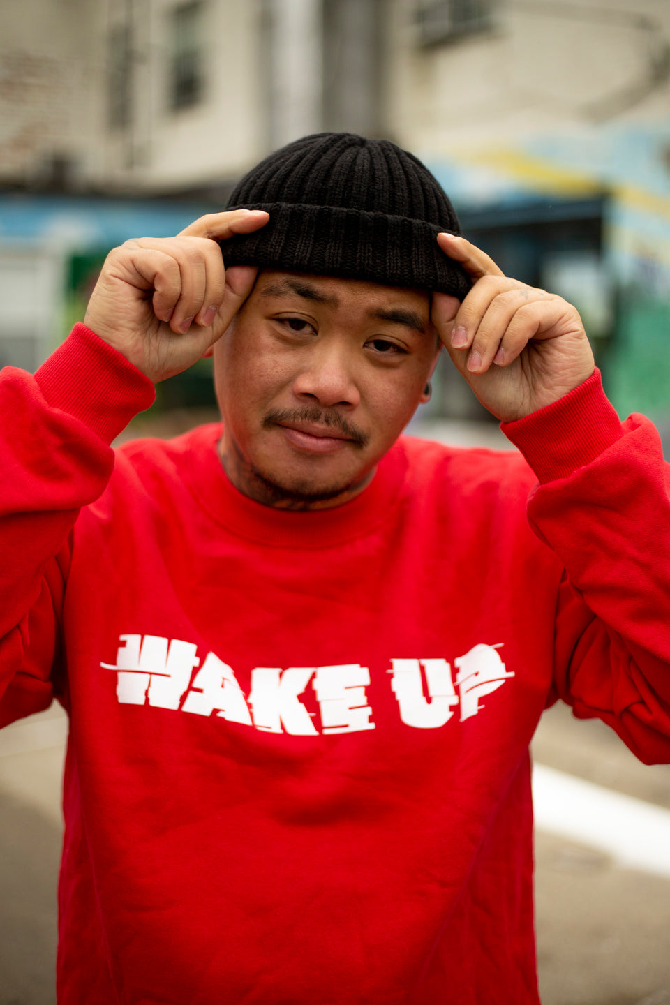 WAKE UP CREWNECK